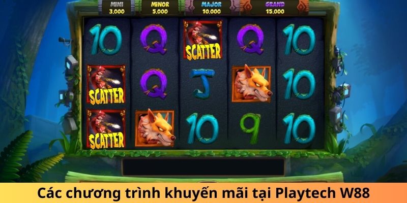 Các chương trình khuyến mãi tại Playtech W88